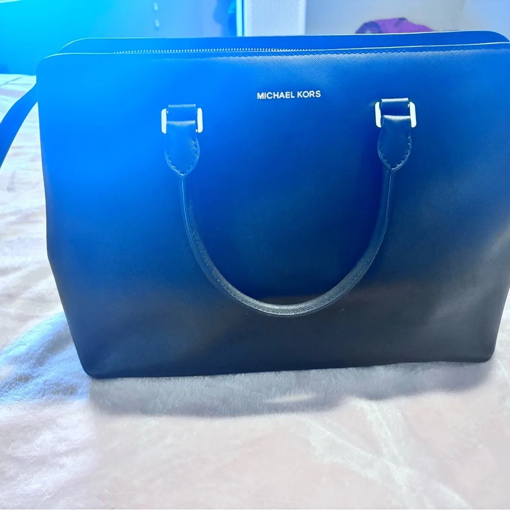Michael Kors Black Leather Briefcase